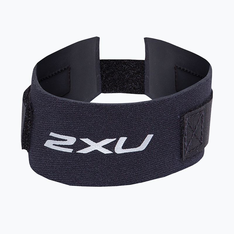 Opaska triathlonowa na kostkę 2XU Timing Chip black/black