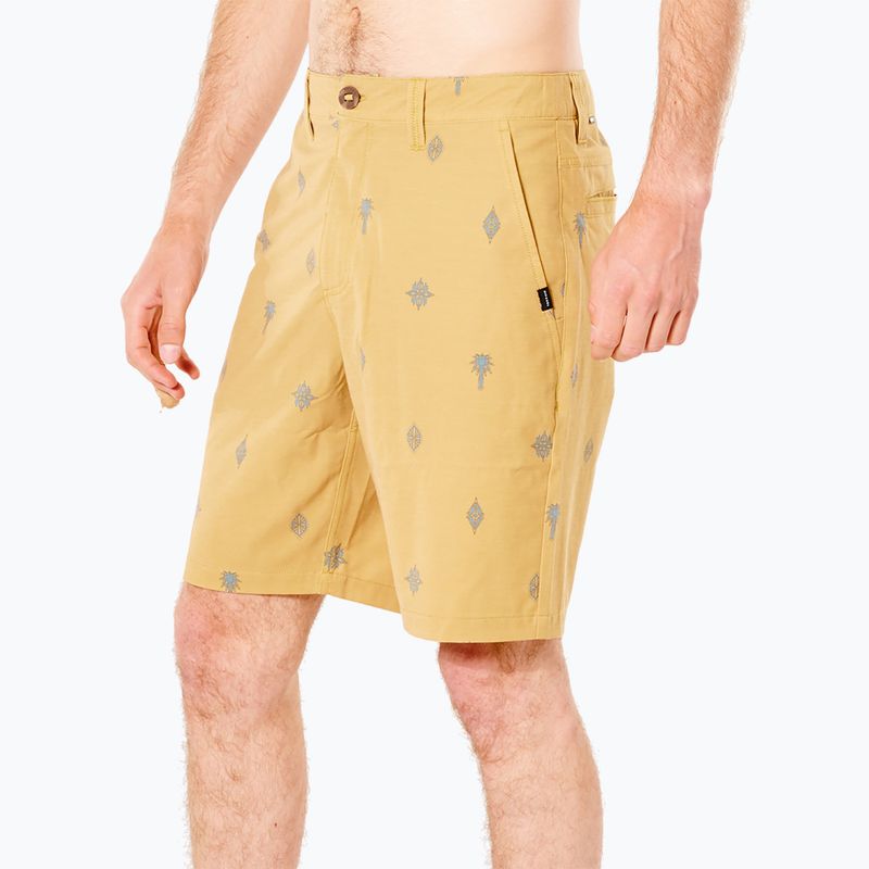 Spodenki męskie Rip Curl Boardwalk SWC vintage yellow 5