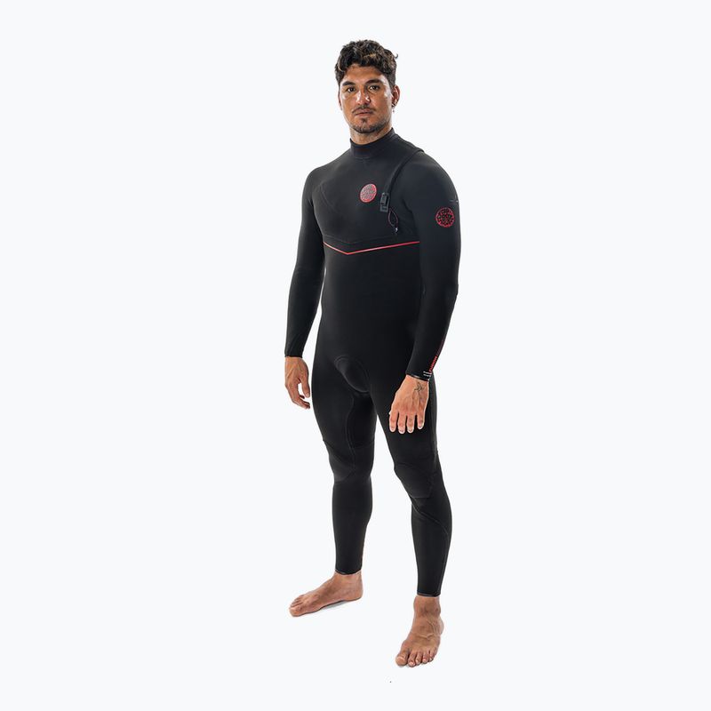 Pianka  do pływania męska Rip Curl Flashbomb Fusion 5/3mm Zip Free black 3