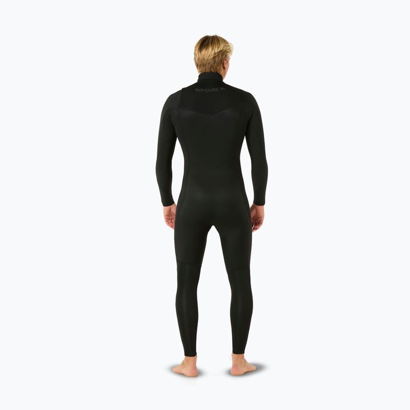 Pianka do pływania męska Rip Curl Dawn Patrol 3/2 mm Chest Zip black 2