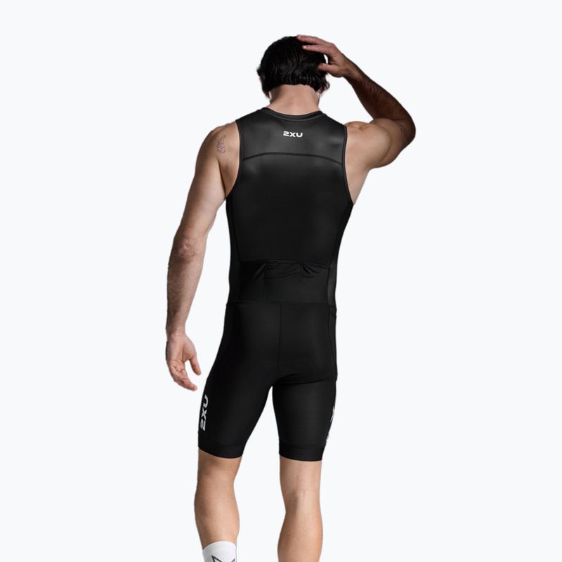 Kombinezon triathlonowy męski 2XU Core black/white 2