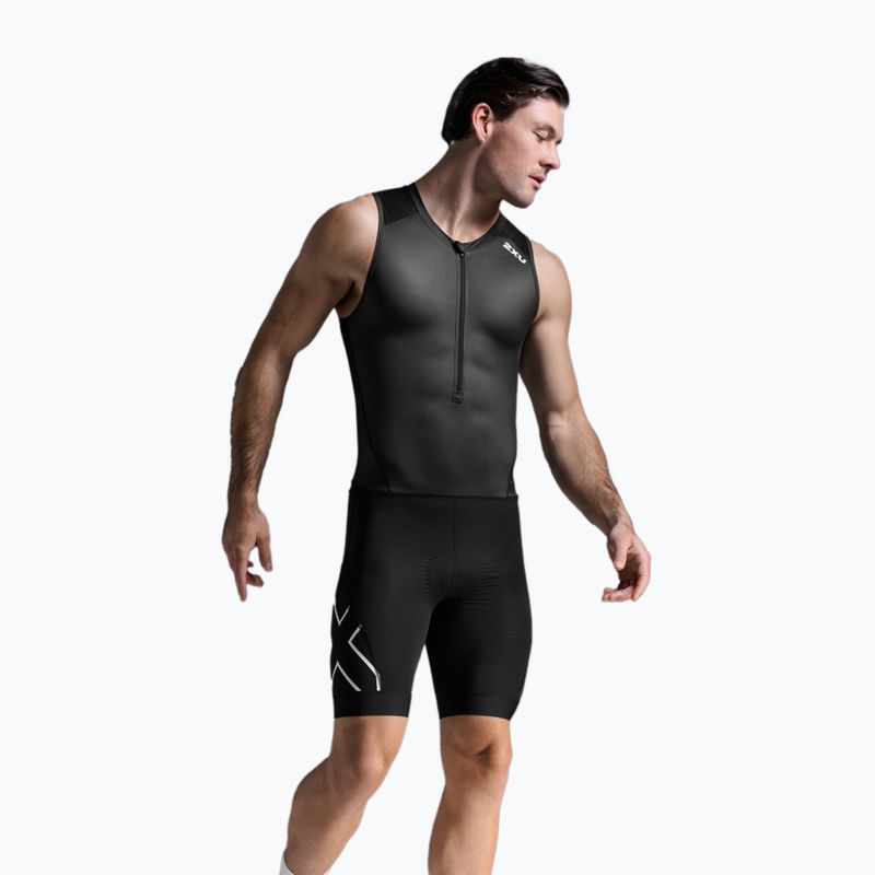 Kombinezon triathlonowy męski 2XU Core black/white 3
