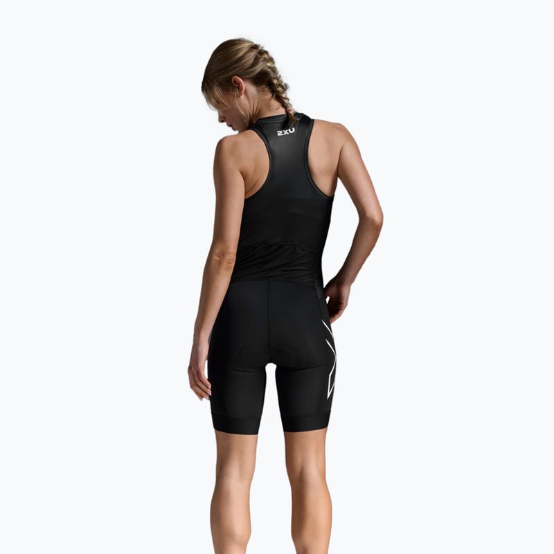 Kombinezon triathlonowy damski 2XU Core black/white 2