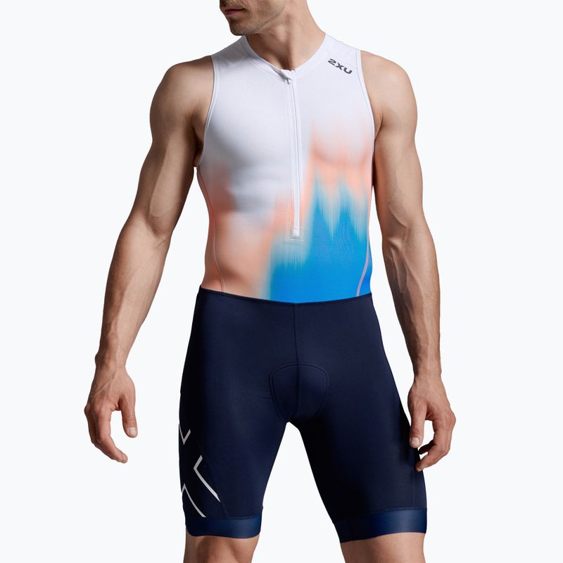 Kombinezon triathlonowy męski 2XU Core nebula blaze/midnight