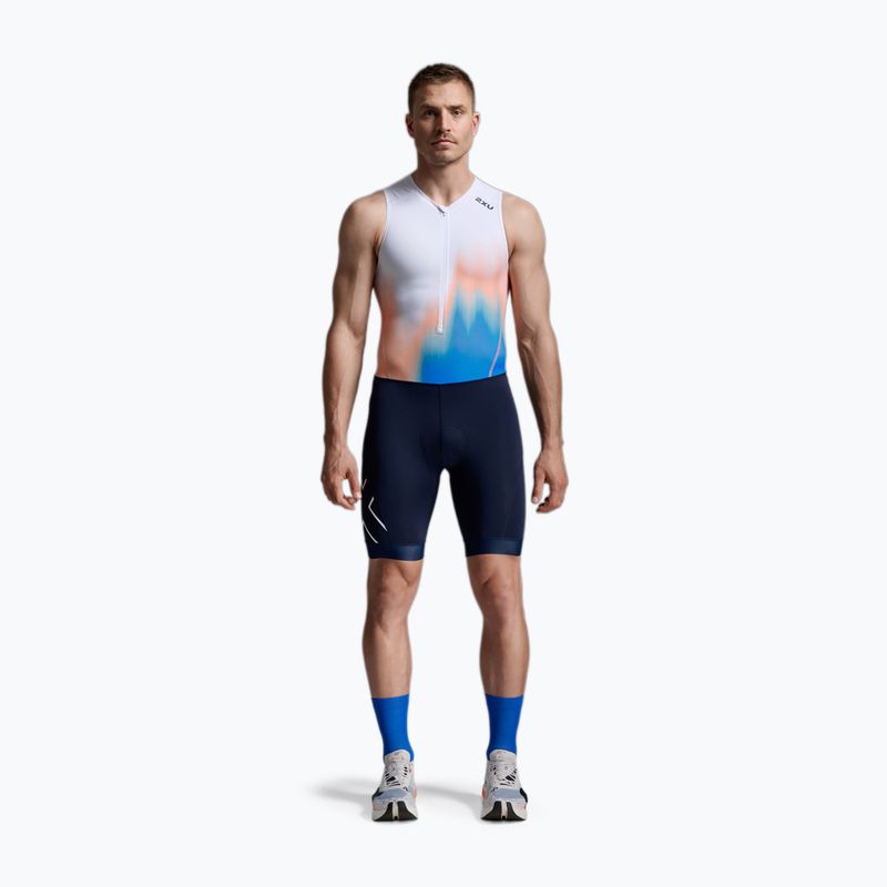 Kombinezon triathlonowy męski 2XU Core nebula blaze/midnight 2