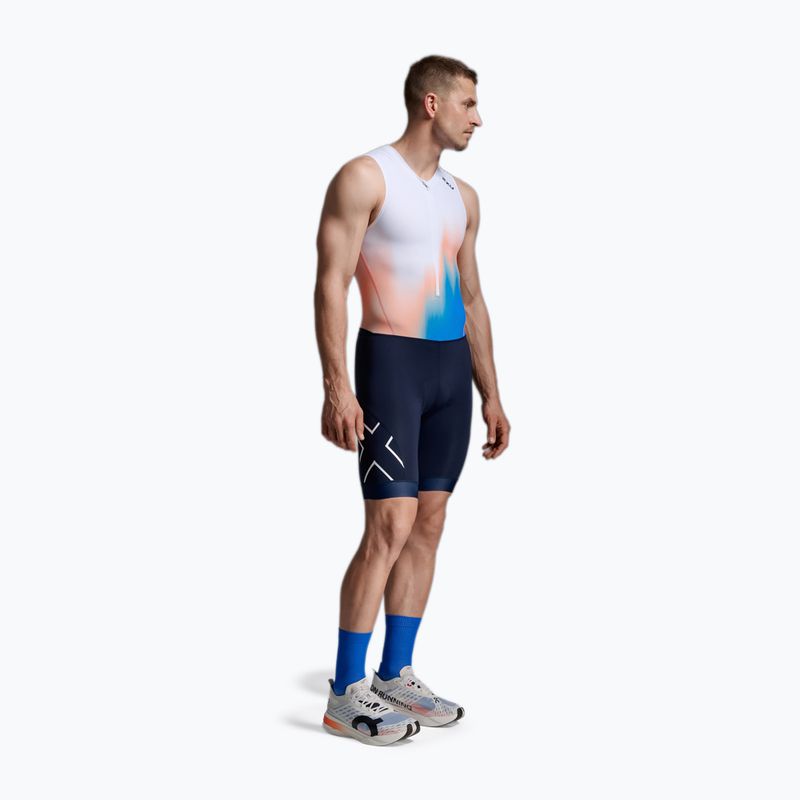 Kombinezon triathlonowy męski 2XU Core nebula blaze/midnight 4