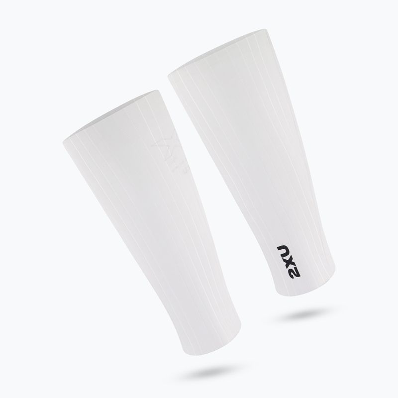 Opaski aerodynamiczne 2XU Light Speed Aero Calf Guards white/black