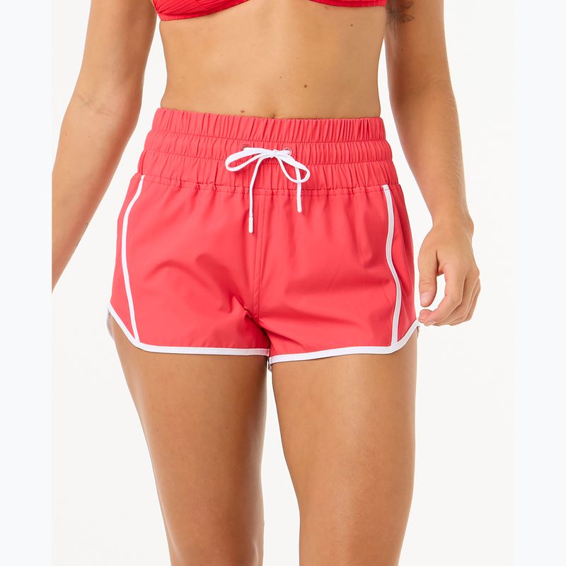 Szorty kąpielowe damskie Rip Curl High Waist Retro Volley 3" hibiscus red 8