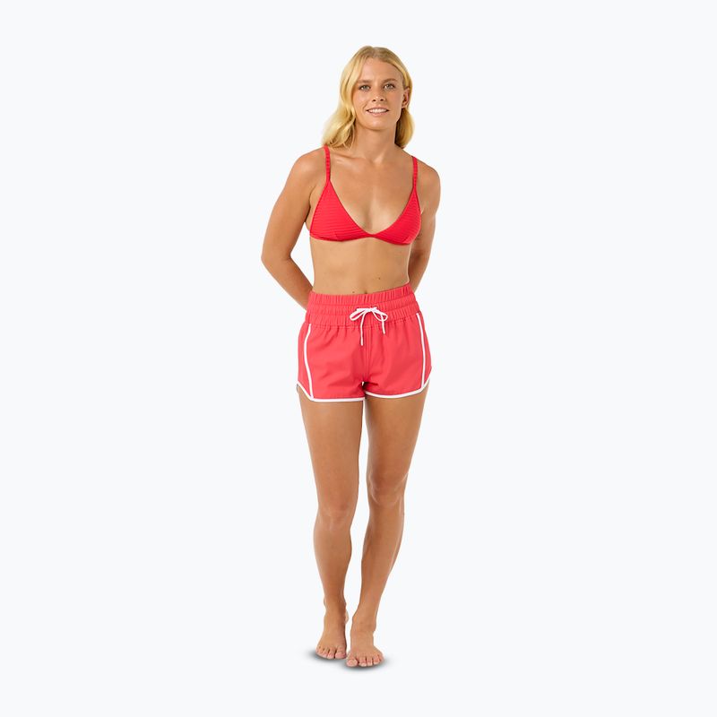 Szorty kąpielowe damskie Rip Curl High Waist Retro Volley 3" hibiscus red 9