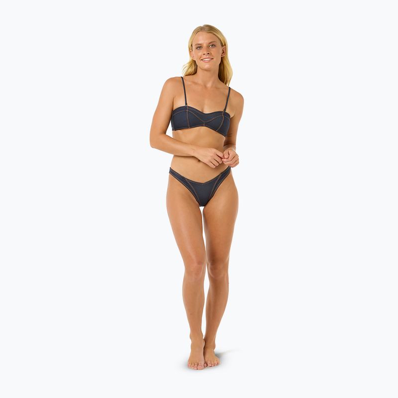 Góra od stroju kąpielowego Rip Curl Dalias Denim Bandeau denim blue 3