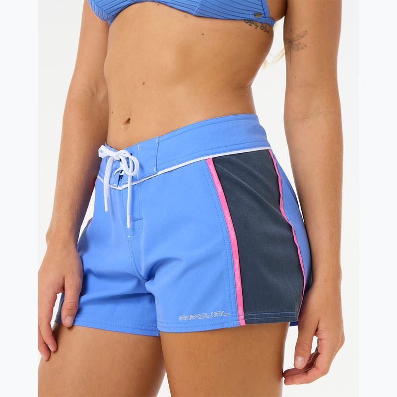Szorty kąpielowe damskie Rip Curl Las Dalias Performance 3" blue 7