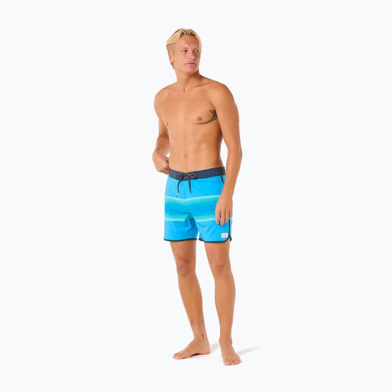 Szorty kąpielowe męskie Rip Curl Surf Revival Volley blue paint 2