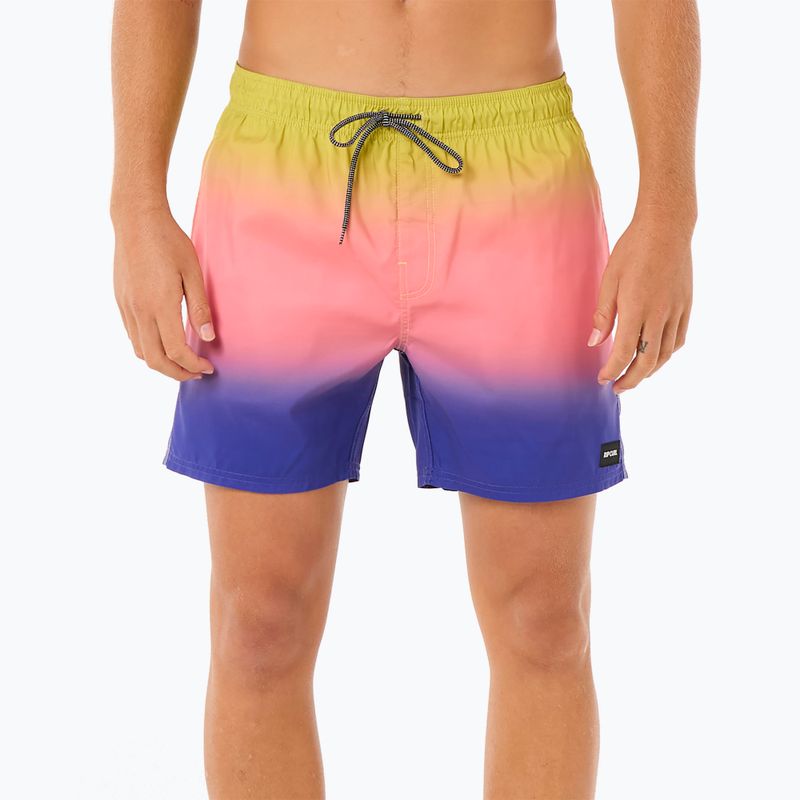 Szorty kąpielowe męskie Rip Curl Laze Fade Volley wild berry 5