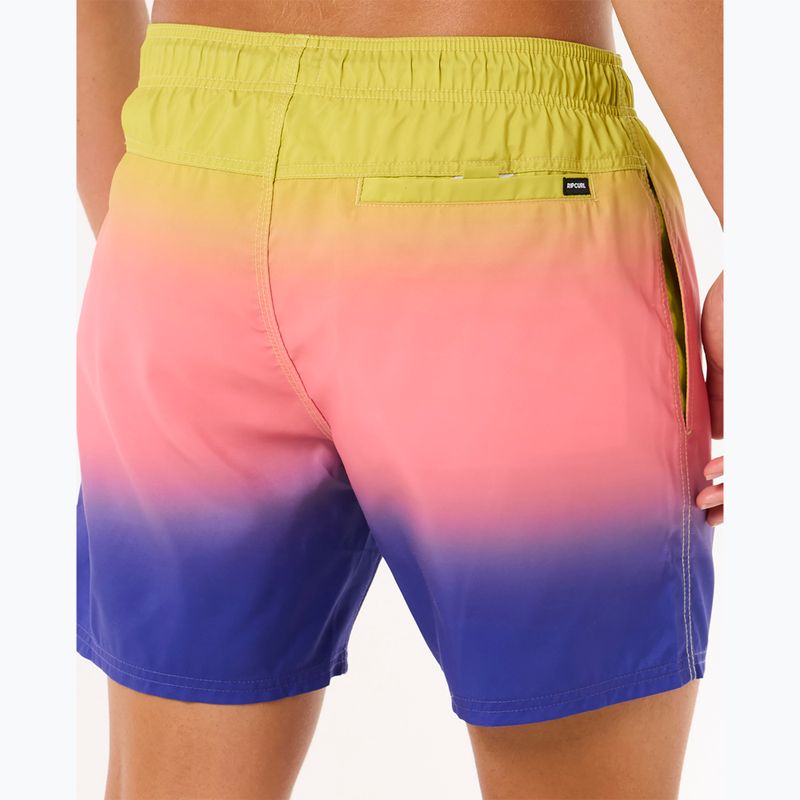 Szorty kąpielowe męskie Rip Curl Laze Fade Volley wild berry 7