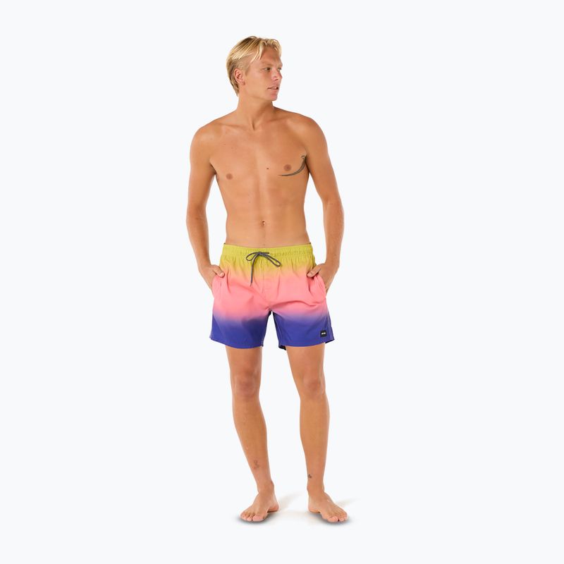 Szorty kąpielowe męskie Rip Curl Laze Fade Volley wild berry 9