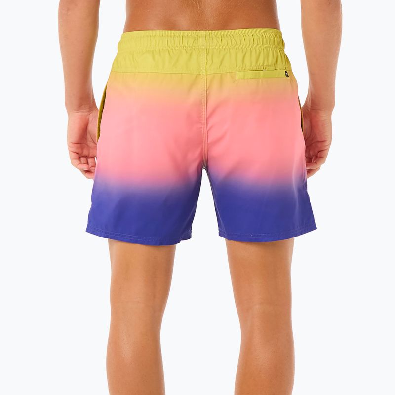 Szorty kąpielowe męskie Rip Curl Laze Fade Volley wild berry 10