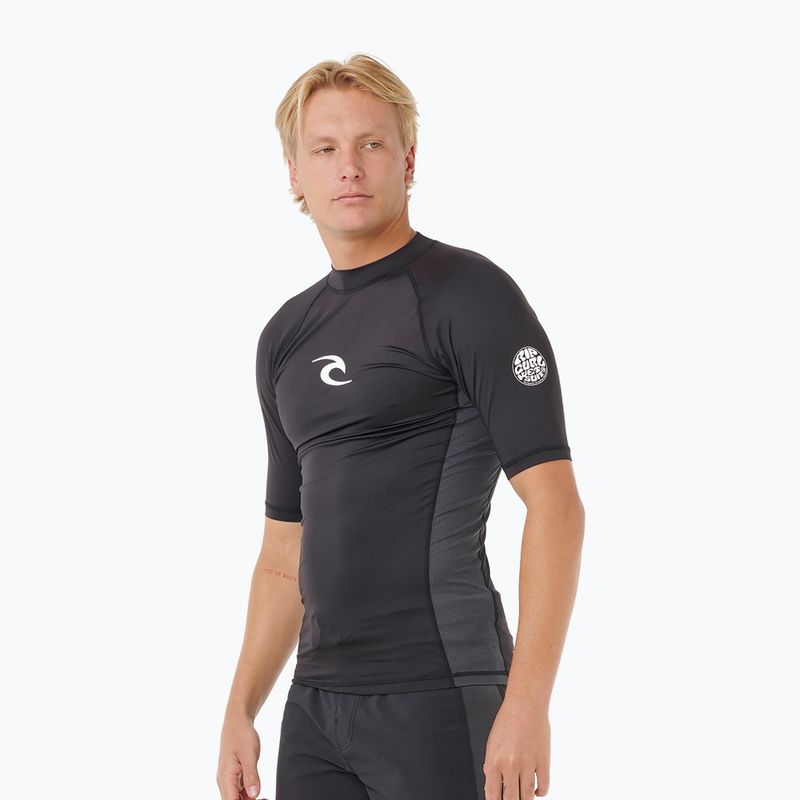 Koszulka do pływania męska Rip Curl Waves Upf Perf black 4