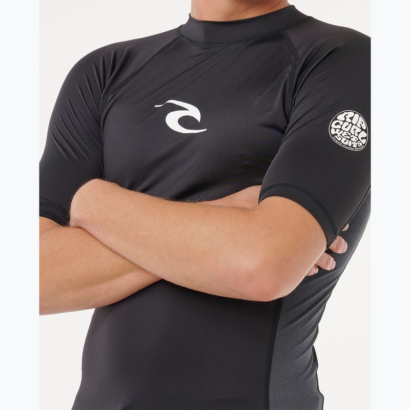 Koszulka do pływania męska Rip Curl Waves Upf Perf black 6