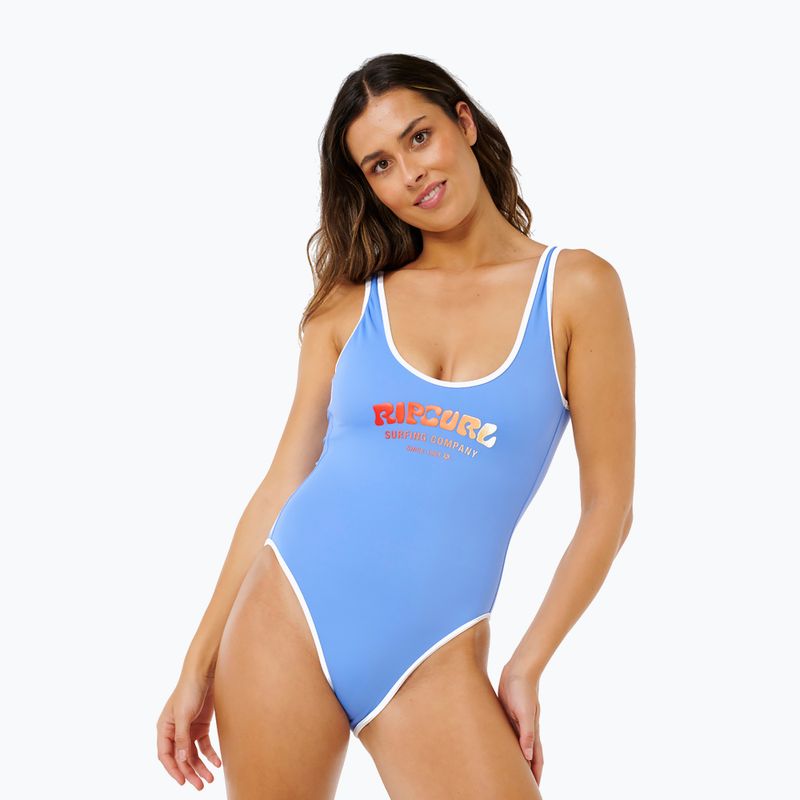 Strój kąpielowy jednoczęściowy Rip Curl Surf Puff sky blue 4