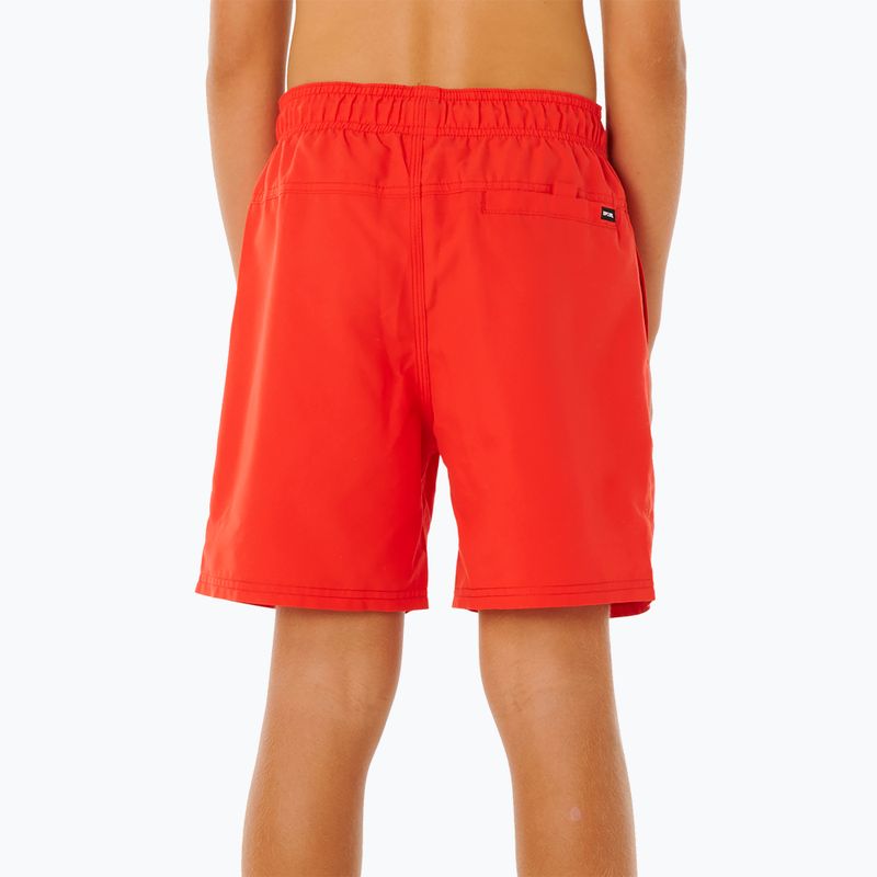 Szorty kąpielowe dziecięce Rip Curl Offset Volley red 5