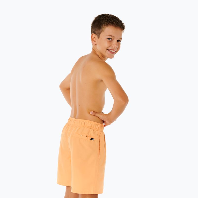 Szorty kąpielowe dziecięce Rip Curl Offset Volley mandarin zest 5
