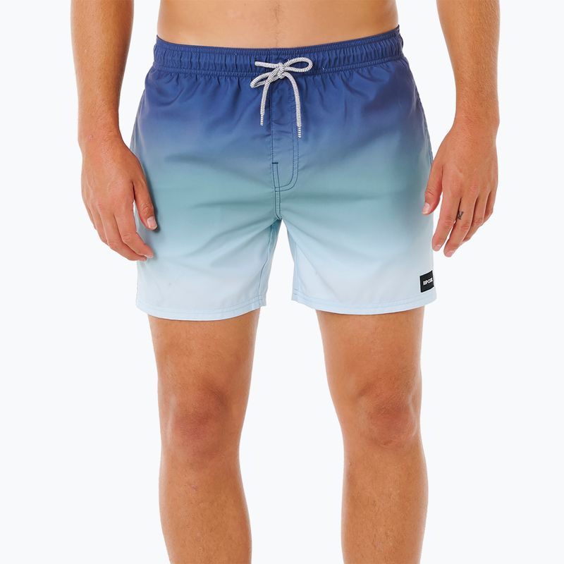 Szorty kąpielowe męskie Rip Curl Offset Fade Volley light navy