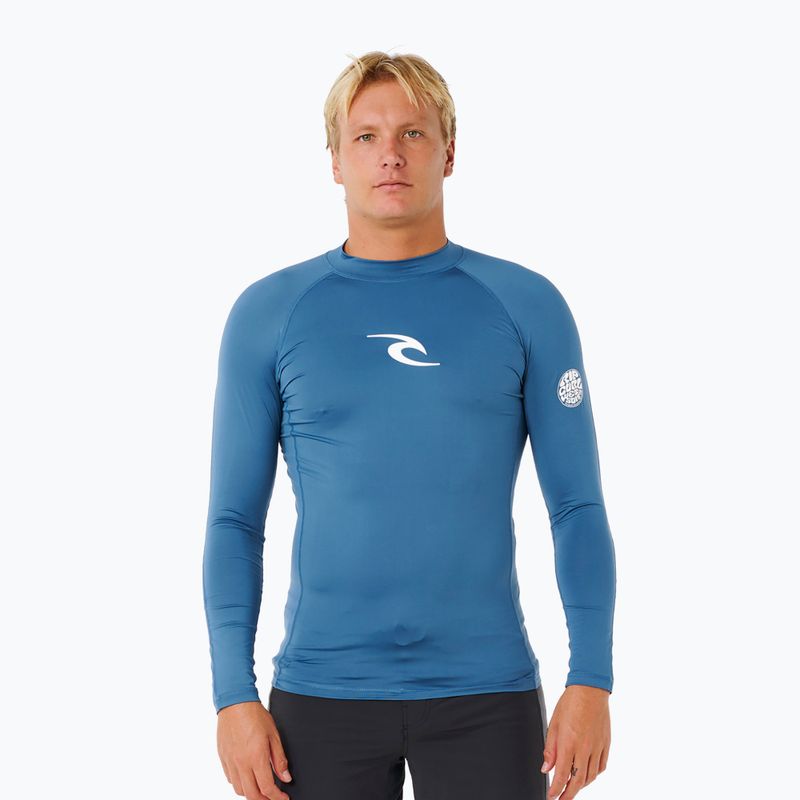 Longsleeve do pływania męski Rip Curl Waves Upf Perf bluefin