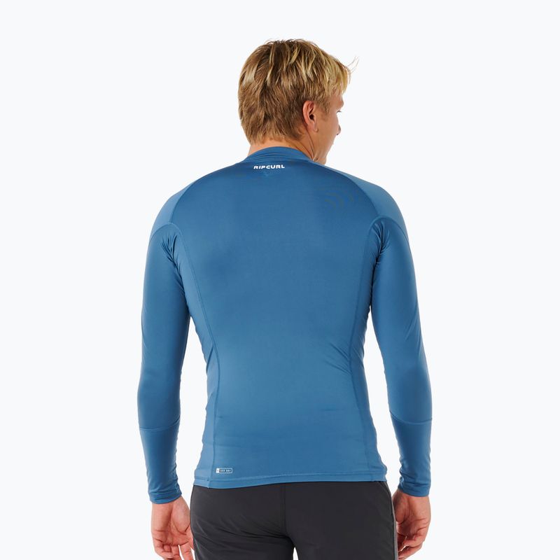 Longsleeve do pływania męski Rip Curl Waves Upf Perf bluefin 3
