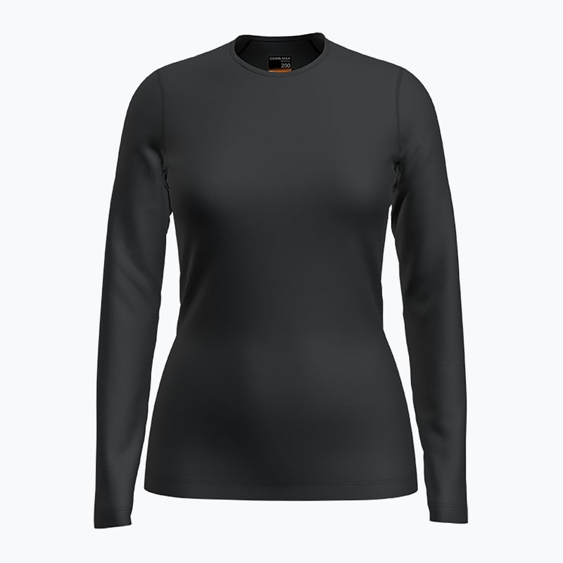 Bluza termoaktywna damska icebreaker 200 Oasis Crewe black 5
