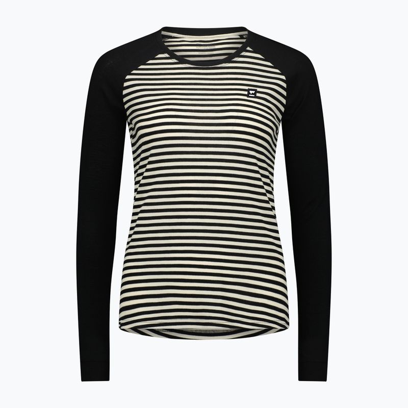 Bluza termoaktywna damska Mons Royale Icon Raglan mr stripe/black 3