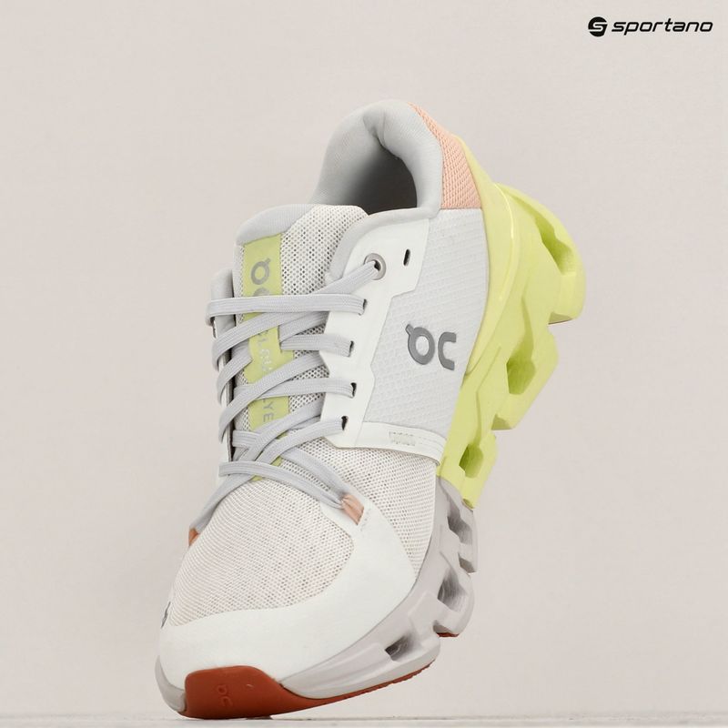 Buty do biegania damskie On Cloudflyer 4 white/hay 10