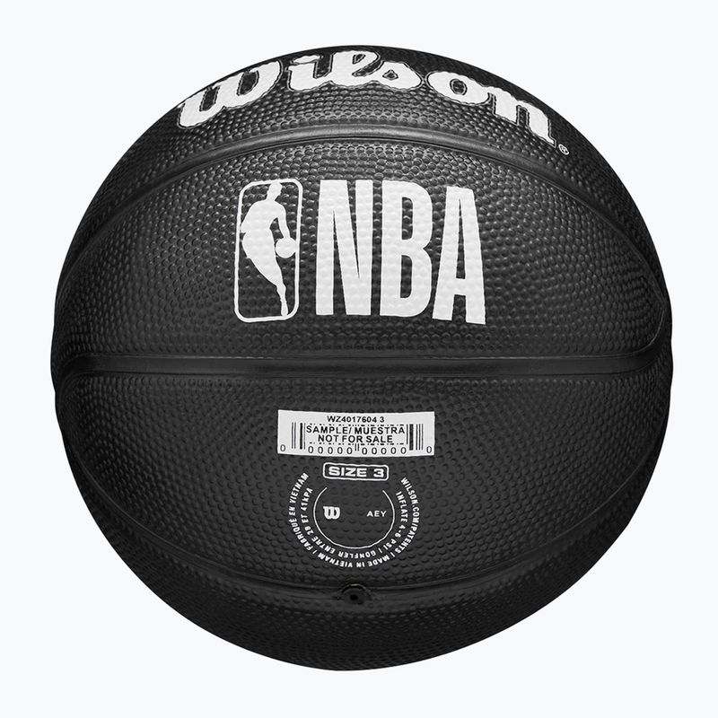 Piłka do koszykówki dziecięca Wilson NBA Team Tribute Mini Brooklyn Nets black rozmiar 3 7