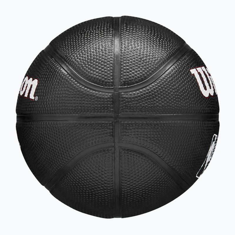 Piłka do koszykówki dziecięca Wilson NBA Team Tribute Mini Miami Heat black rozmiar 3 4