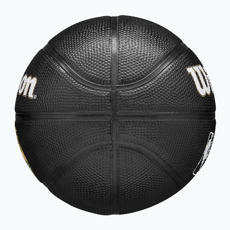 Piłka do koszykówki dziecięca Wilson NBA Team Tribute Mini Milwaukee Bucks black rozmiar 3 4