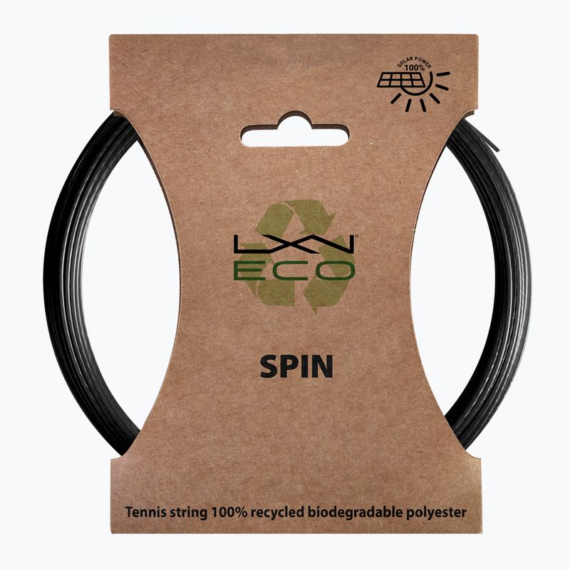 Naciąg tenisowy Luxilon Eco Spin 125 12,2 m black