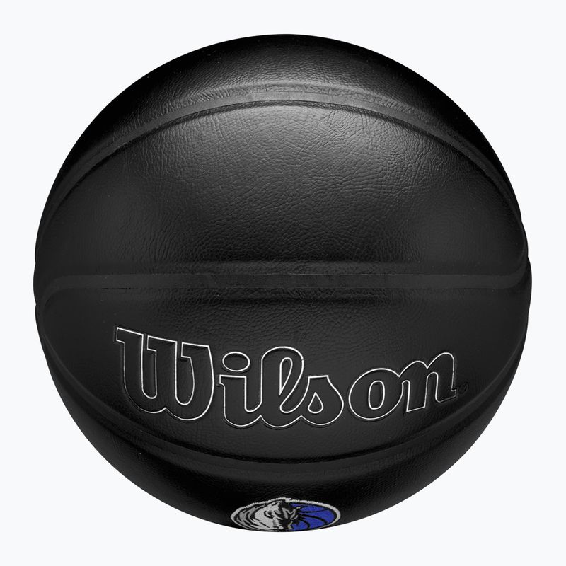Piłka do koszykówki Wilson NBA Team Premiere Dallas Mavericks black rozmiar 7 5