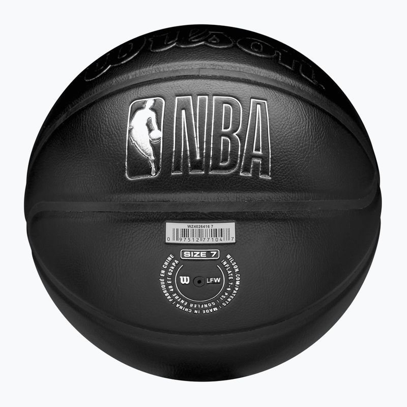 Piłka do koszykówki Wilson NBA Team Premiere Miami Heat black rozmiar 7 6