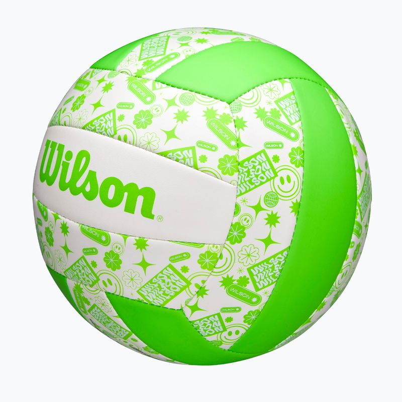 Piłka do siatkówki Wilson Stamp green/white rozmiar 5 3
