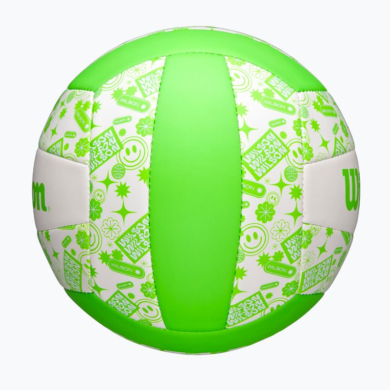 Piłka do siatkówki Wilson Stamp green/white rozmiar 5 4