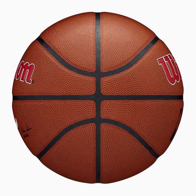 Piłka do koszykówki Wilson NBA Team Alliance Chicago Bulls brown rozmiar 7 4