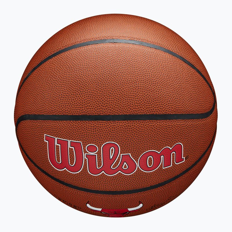 Piłka do koszykówki Wilson NBA Team Alliance Chicago Bulls brown rozmiar 7 5