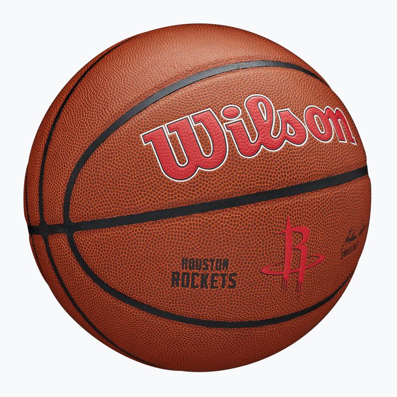 Piłka do koszykówki Wilson NBA Team Alliance Houston Rockets brown rozmiar 7 2