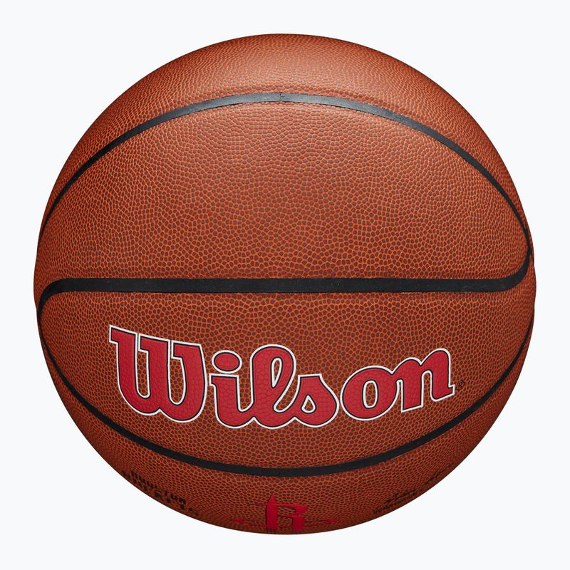 Piłka do koszykówki Wilson NBA Team Alliance Houston Rockets brown rozmiar 7 5