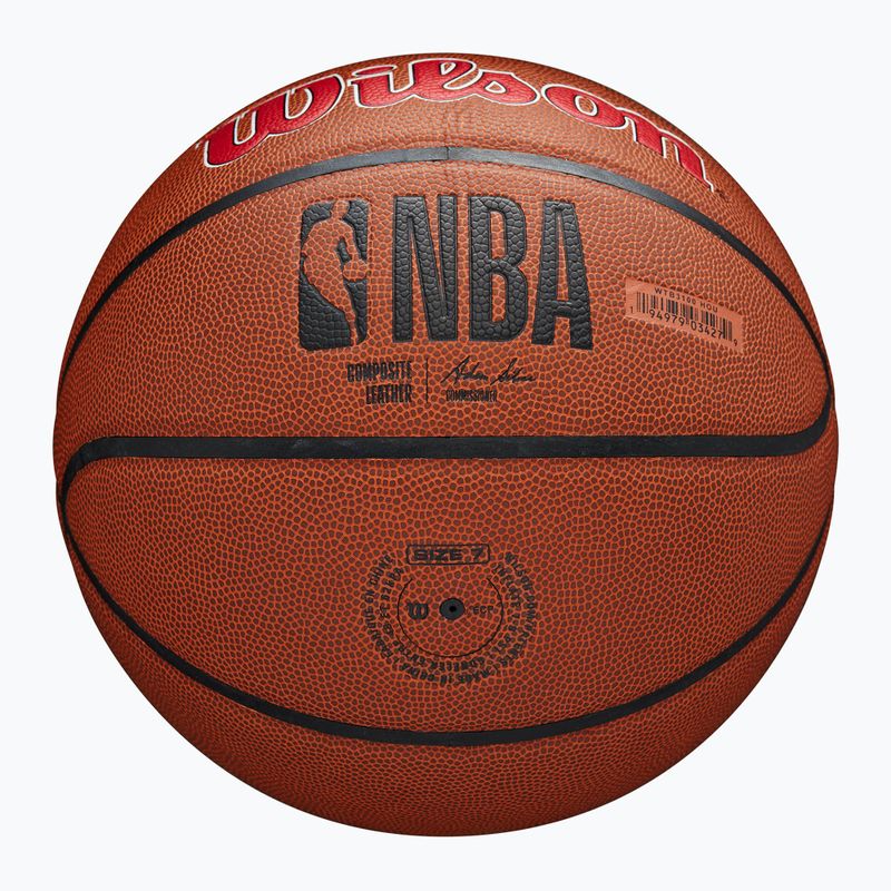 Piłka do koszykówki Wilson NBA Team Alliance Houston Rockets brown rozmiar 7 6