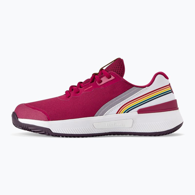 Buty do tenisa damskie Wilson Intrigue Pro Clay W RG beaujolais/ white/ plum perfect 8