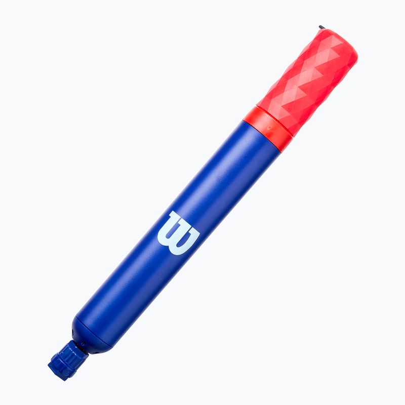 Pompka do piłki Wilson NBA Dual Action Pump RWB red/blue