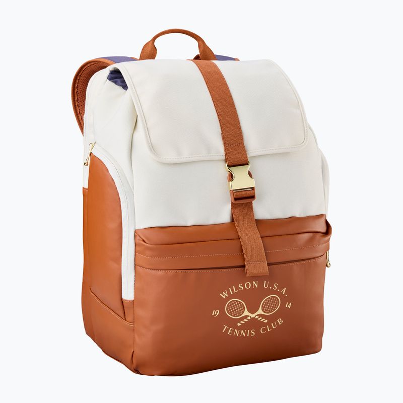 Plecak tenisowy Wilson Heritage V2 cream/clay