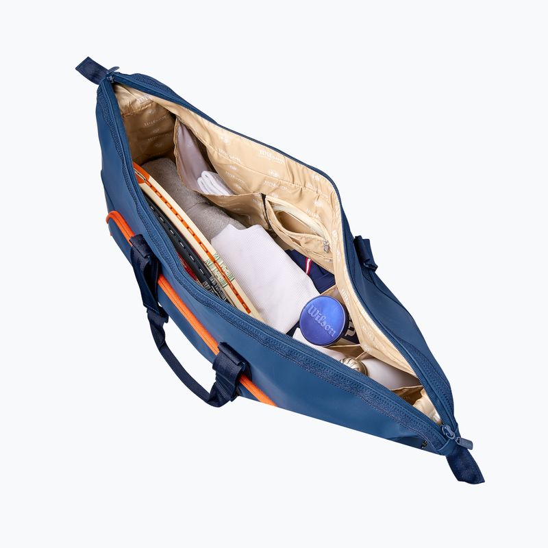 Torba tenisowa Wilson Roland Garros Session De Soiree Large Duffel 2026 navy/clay 6