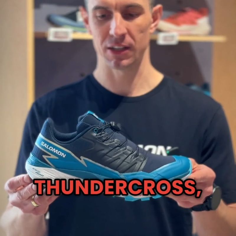 Buty do biegania męskie Salomon Thundercross black/quiet shade/fiery coral 19