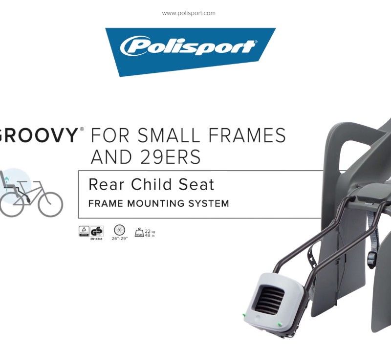 Fotelik rowerowy Polisport Groovy Maxi FF 29 carmel brown/black 7